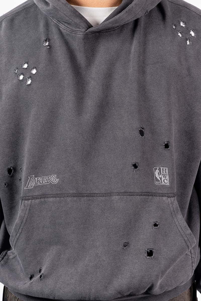 LA Lakers Chrome Logo Pullover Hoodie - Mens