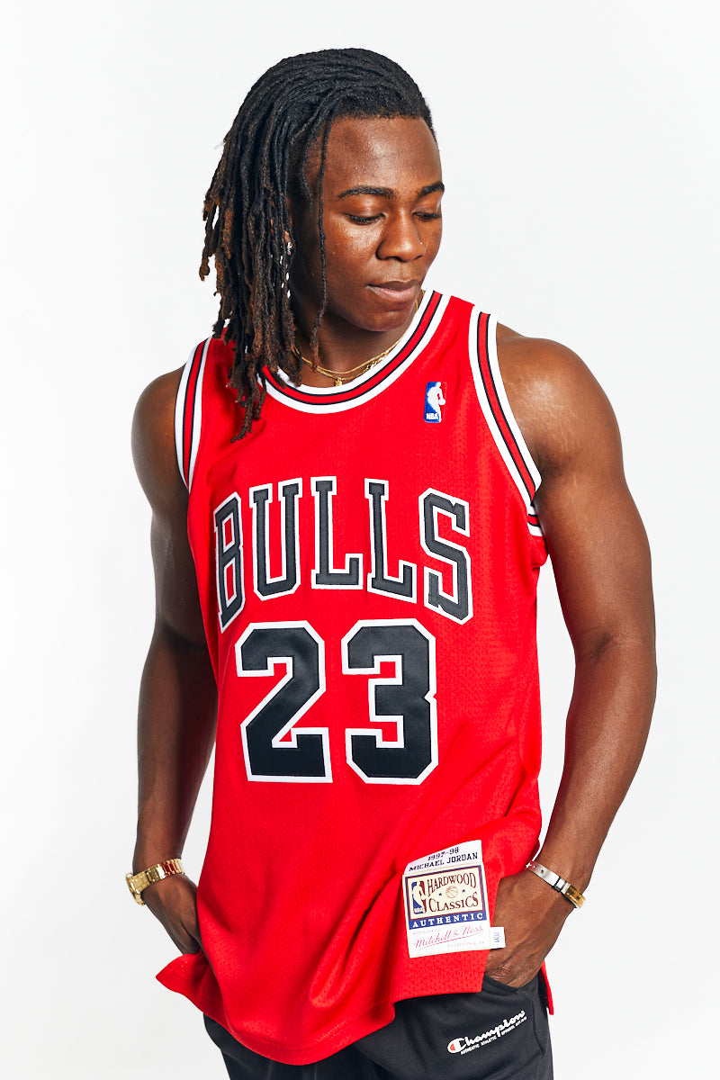 Michael Jordan 97-98 Authentic Hardwood Classic NBA Jersey
