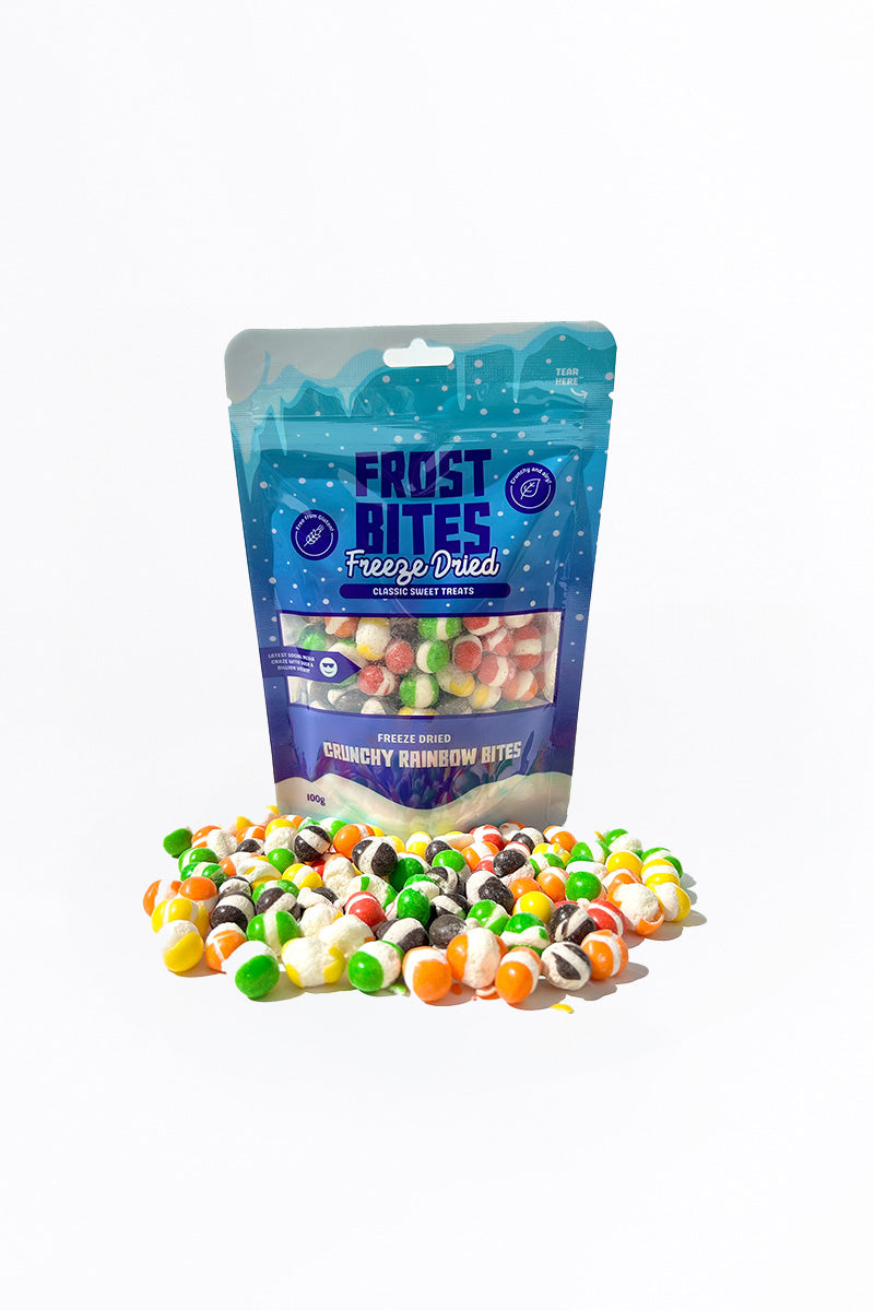 Freeze Dried Crunchy Rainbow Bites 100g