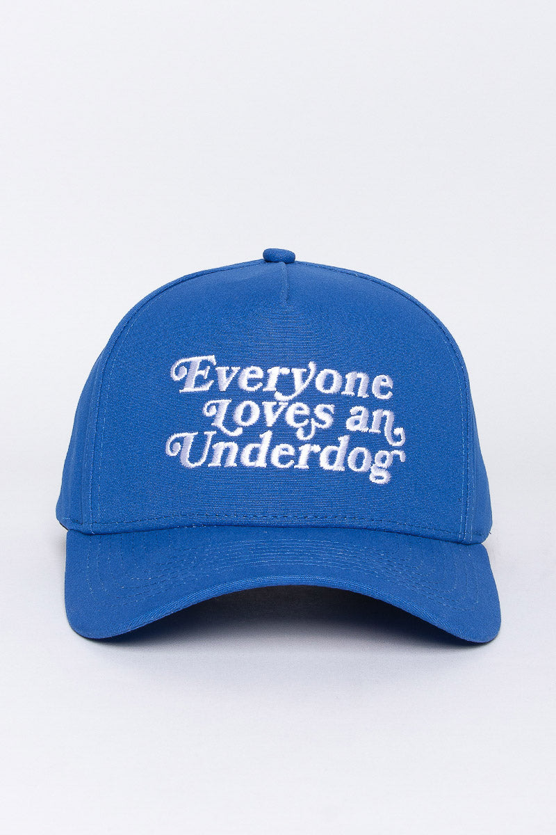 Everyone Loves an Underdog Blue Snapback