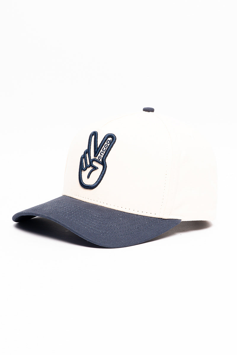 Deuce 2-Tone Peace Curved Snapback