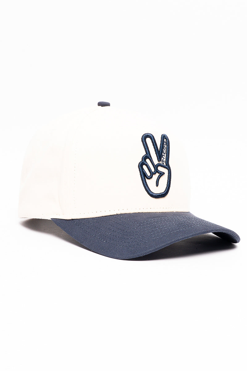 Deuce 2-Tone Peace Curved Snapback