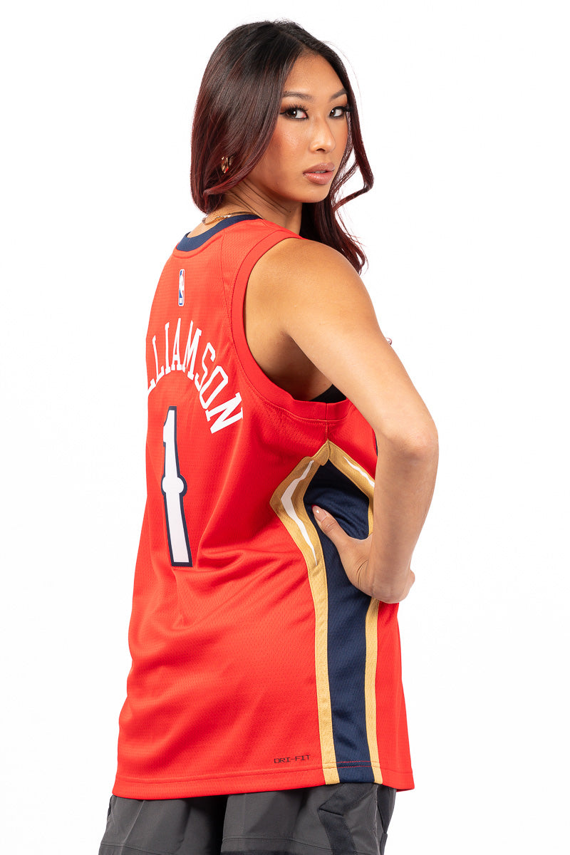 Zion Williamson Statement NBA Swingman Jersey - Womens