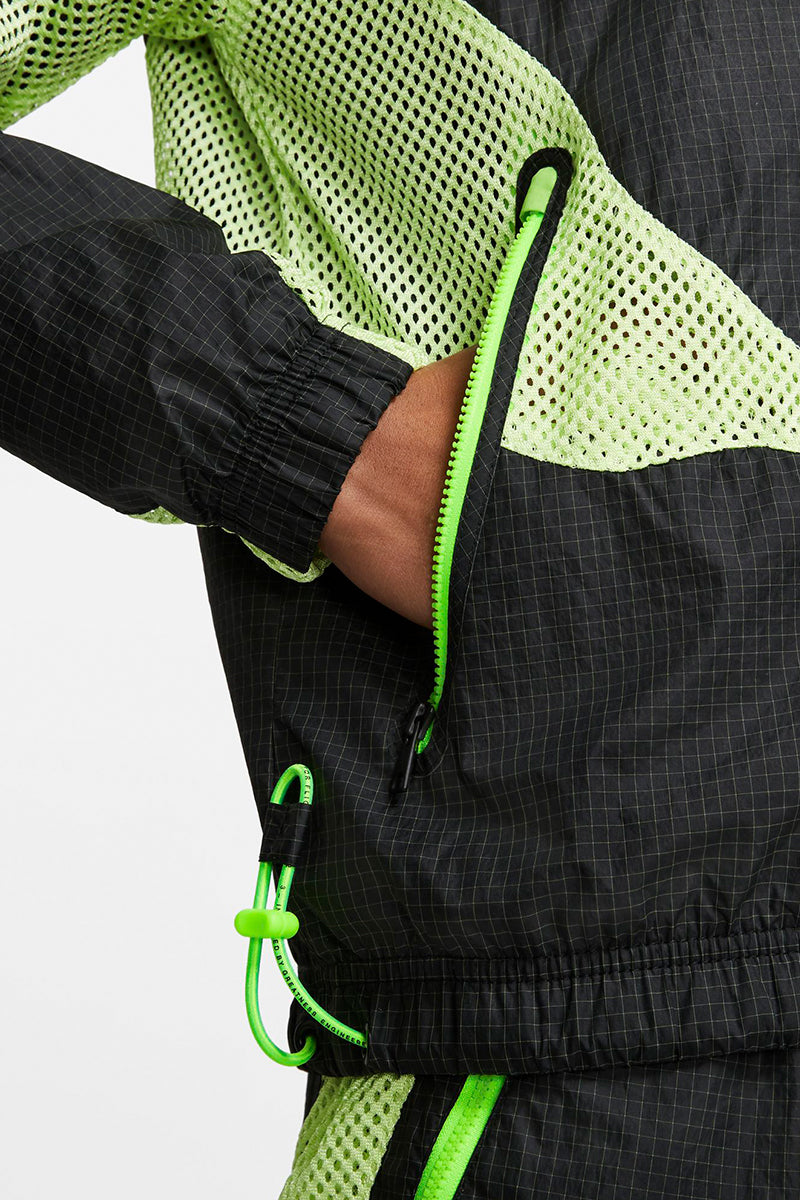 Jordan 23 Engineered Track Jacket in Light Lime Green/Black