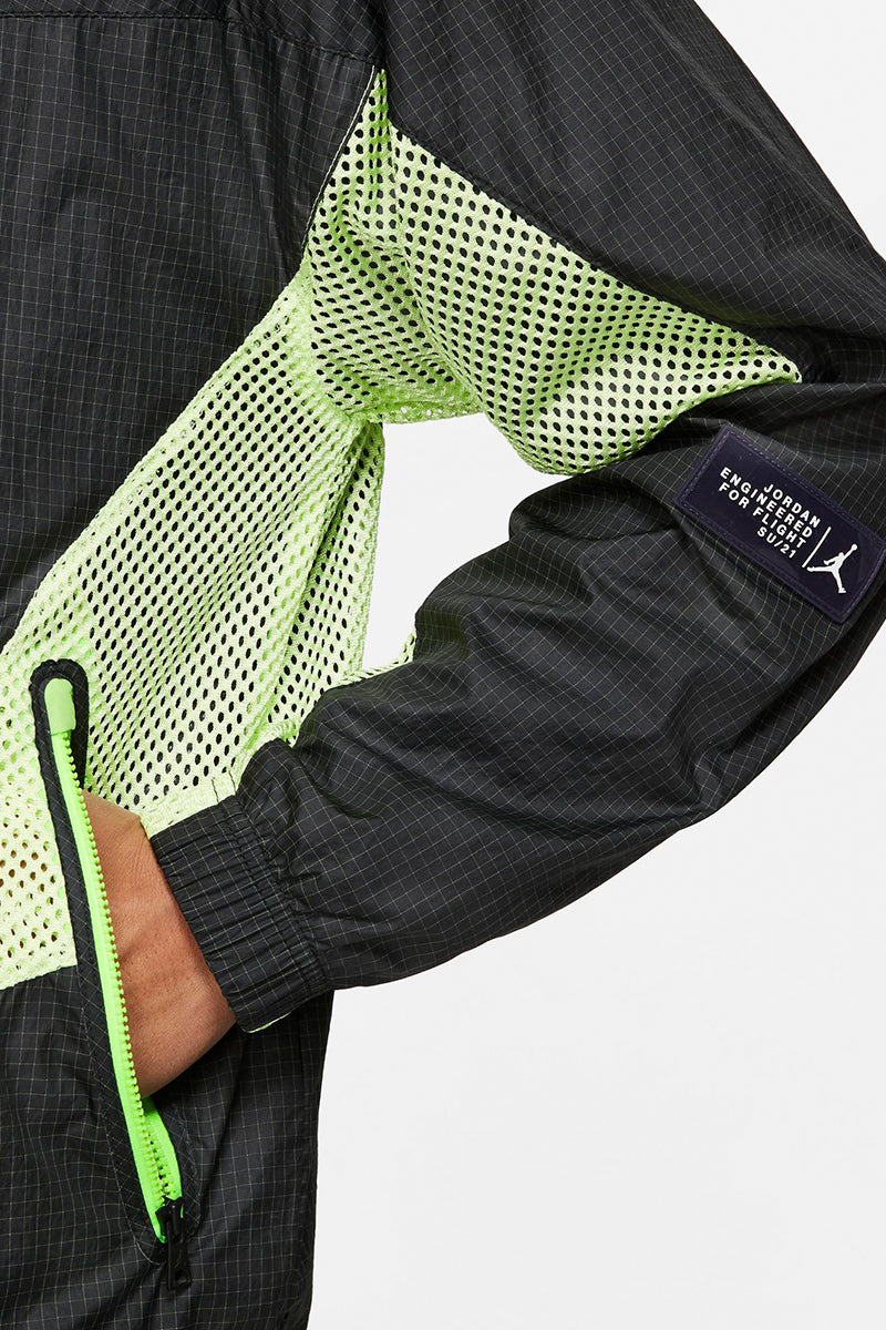 Jordan 23 Engineered Track Jacket in Light Lime Green/Black