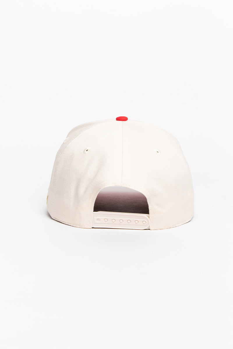 Dallas Snapback - White/Red