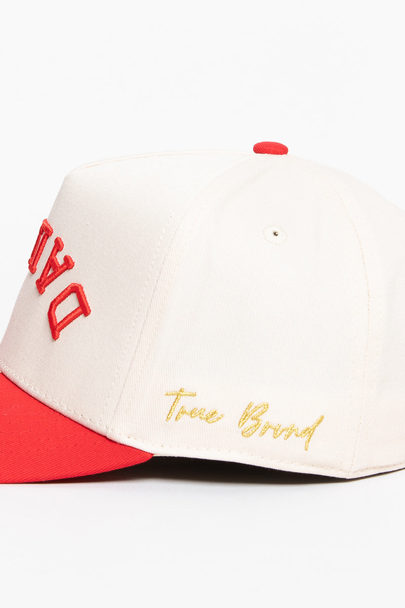 Dallas Snapback - White/Red