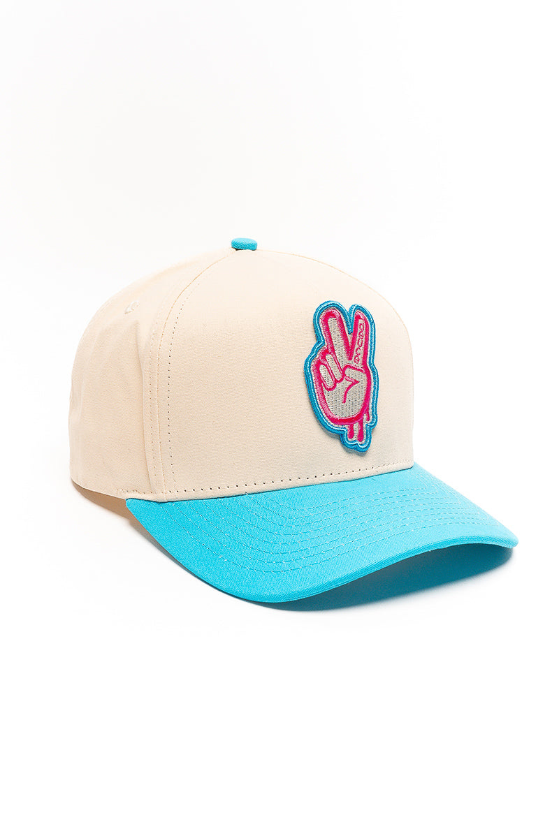 Deuce Peace Off-White Drip Snapback Cap