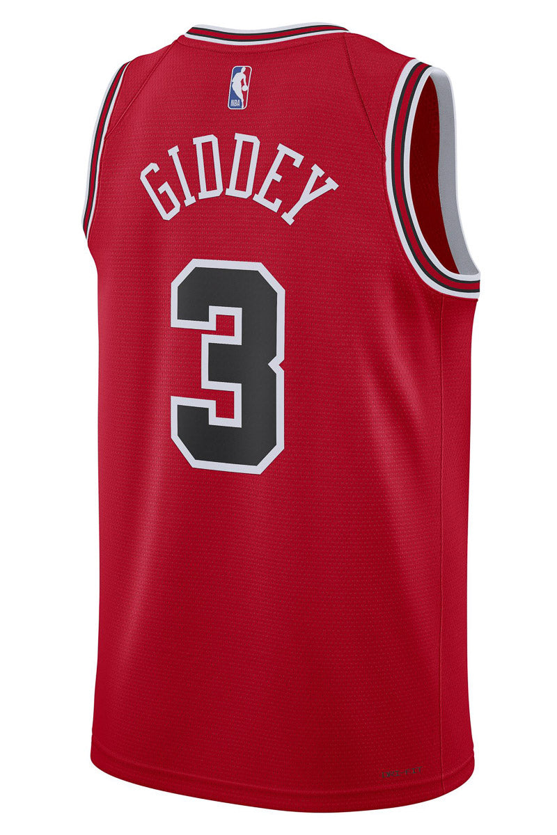 Josh Giddey Chicago Bulls Icon Edition Jersey