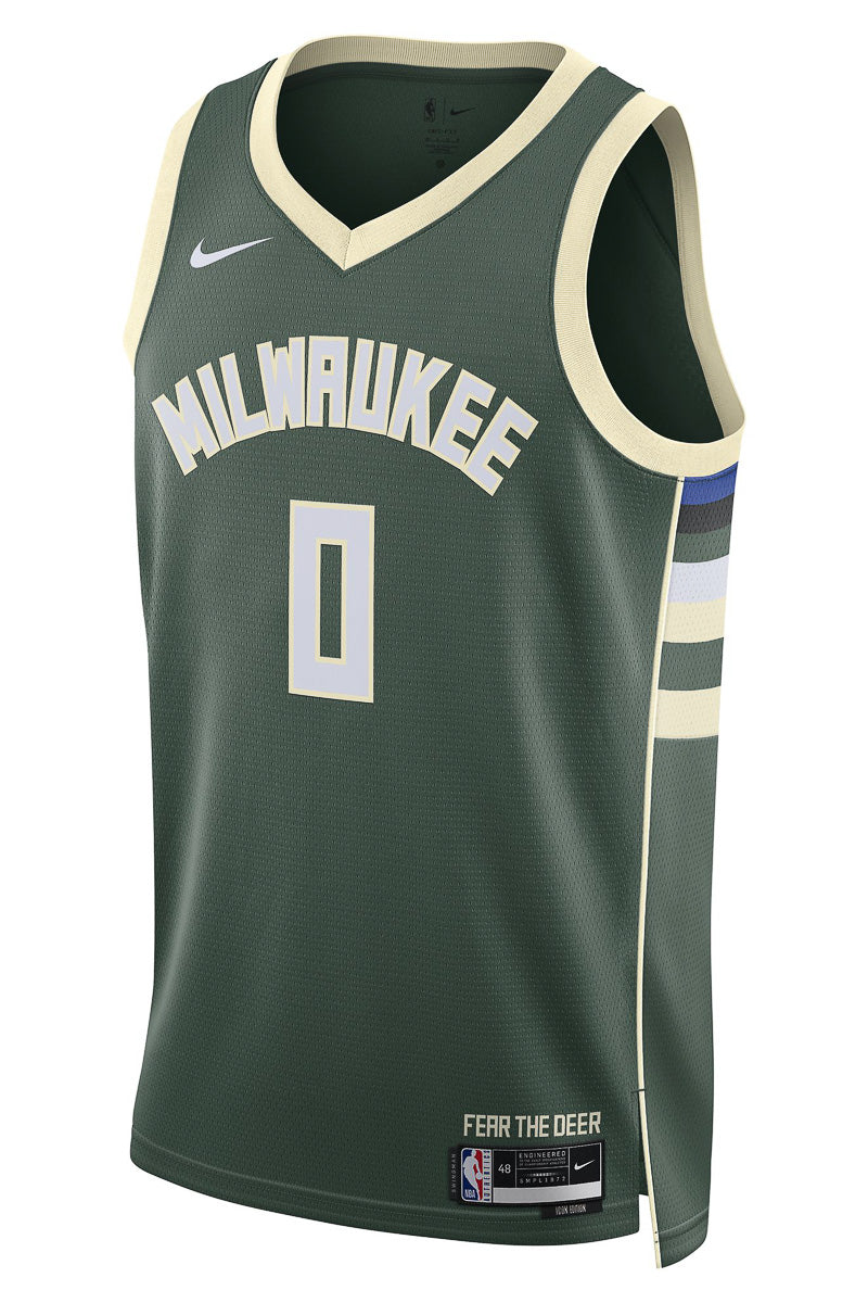 Damian Lillard Milwaukee Bucks Icon Swingman Jersey 2022/23