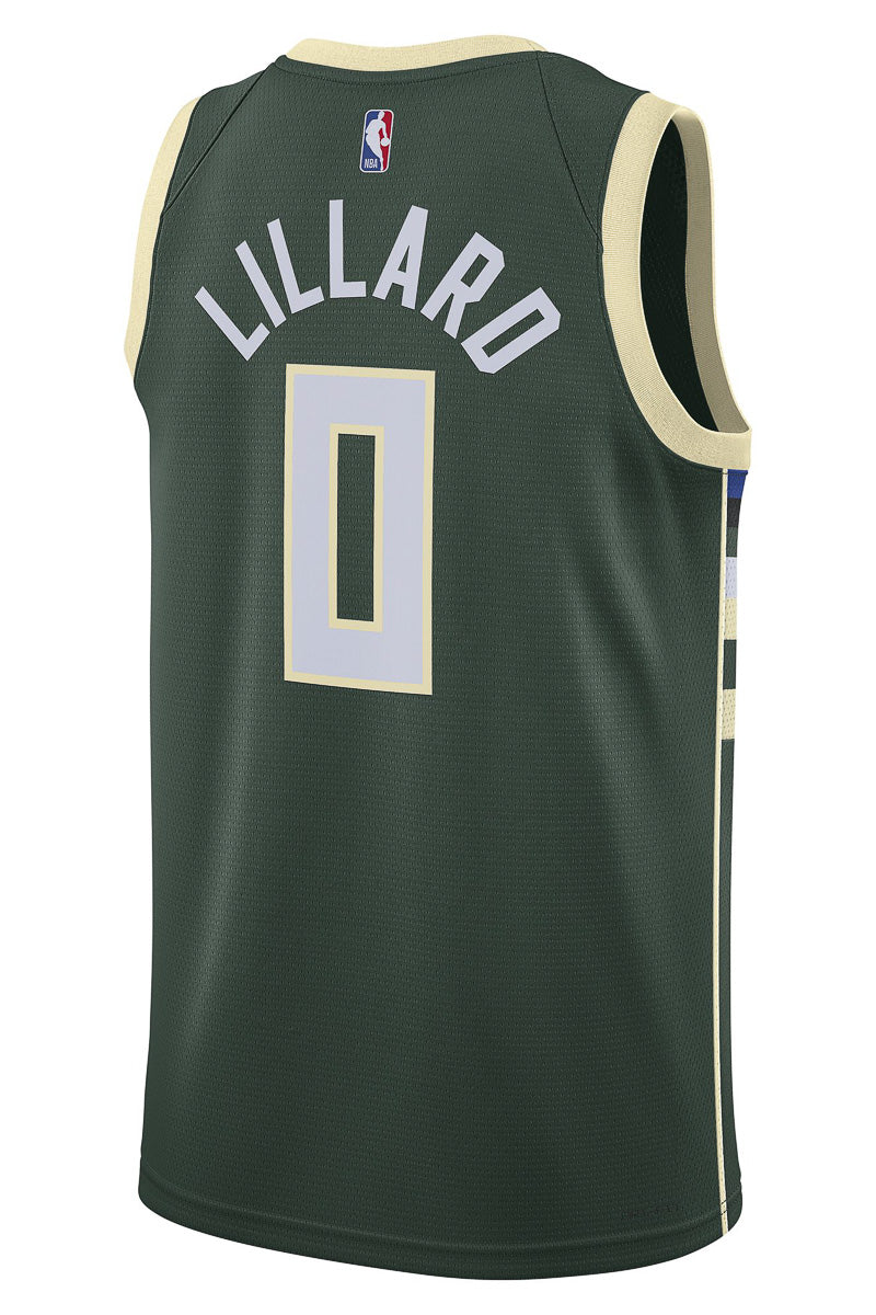 Damian Lillard Milwaukee Bucks Icon Swingman Jersey 2022/23