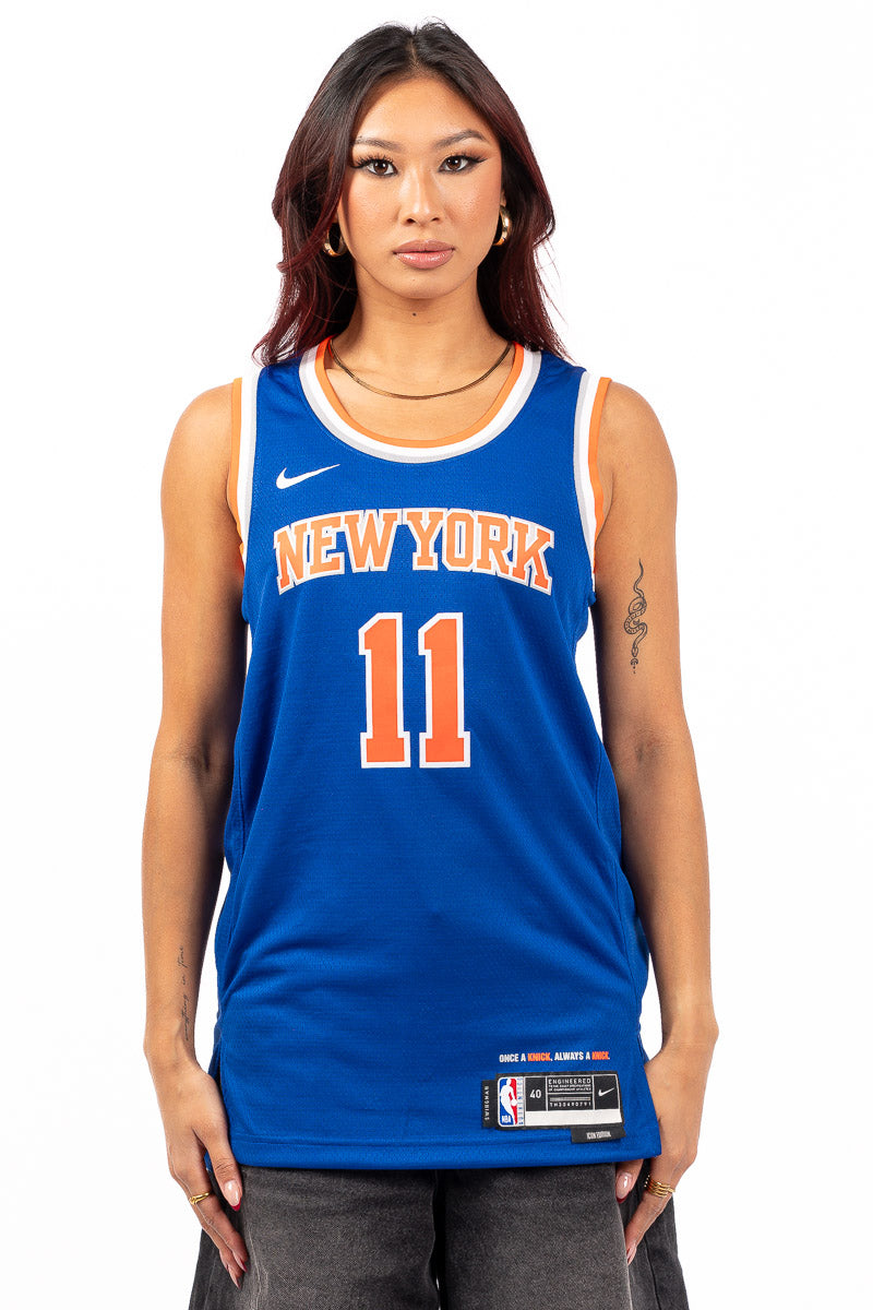 Jalen Brunson NY Knicks NBA Icon Swingman Jersey - Womens
