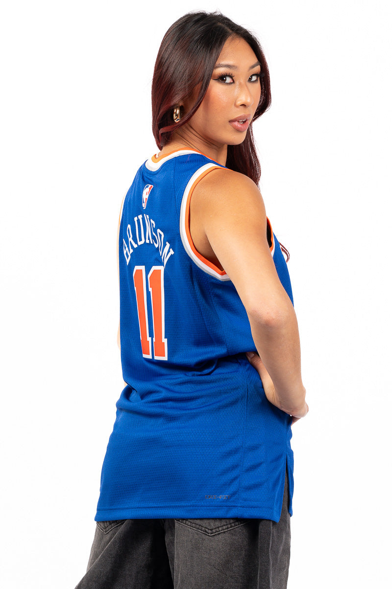 Jalen Brunson NY Knicks NBA Icon Swingman Jersey - Womens