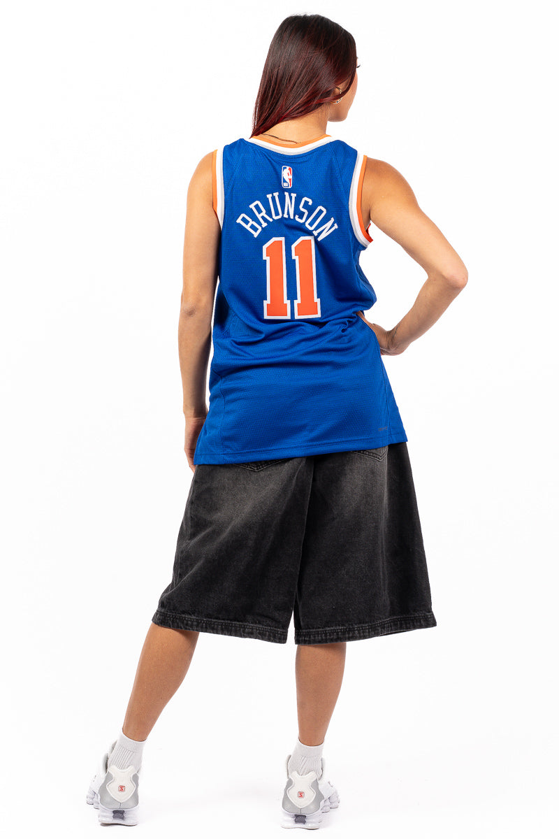 Jalen Brunson NY Knicks NBA Icon Swingman Jersey - Womens