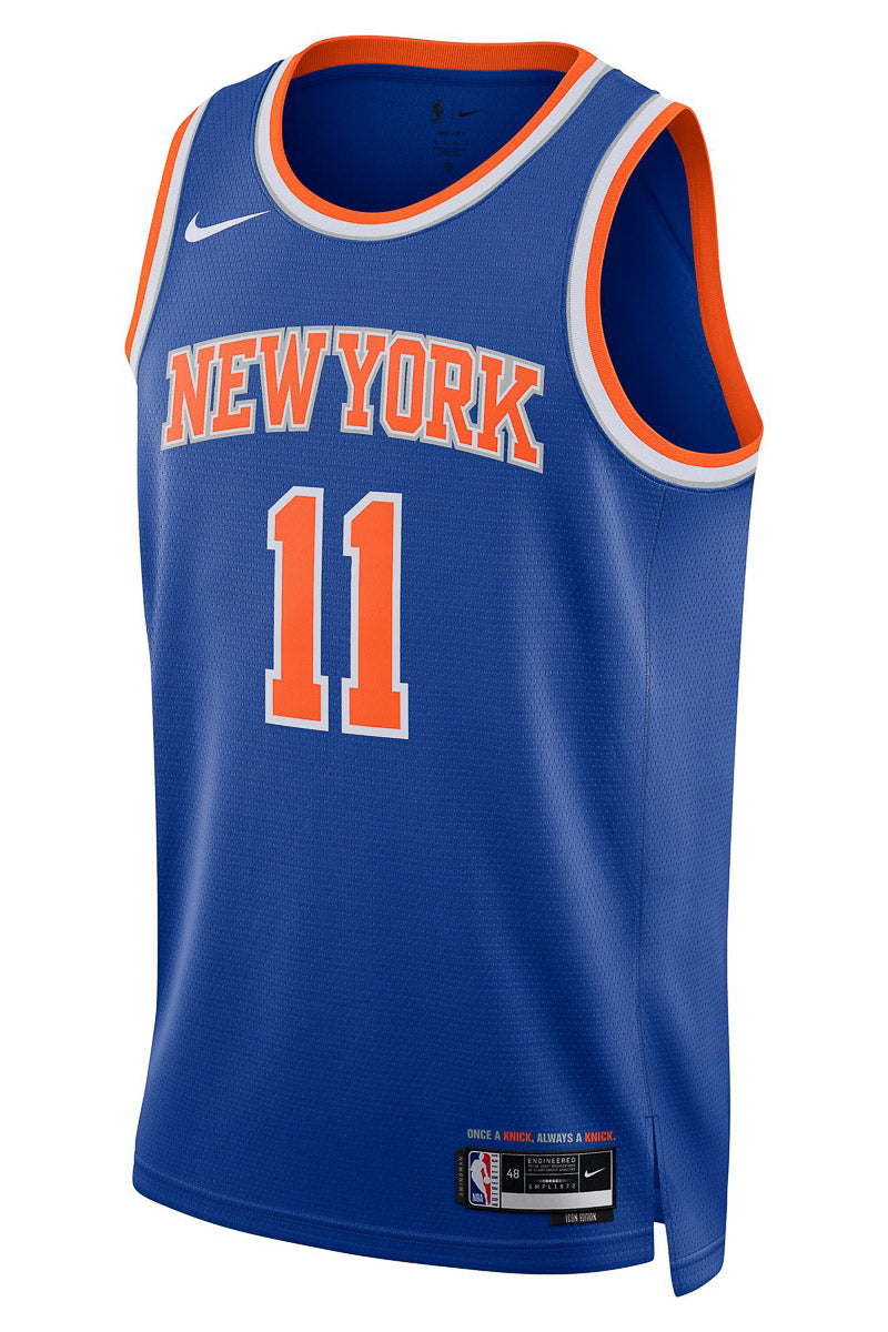 Jalen Brunson NY Knicks NBA Icon Swingman Jersey - Mens