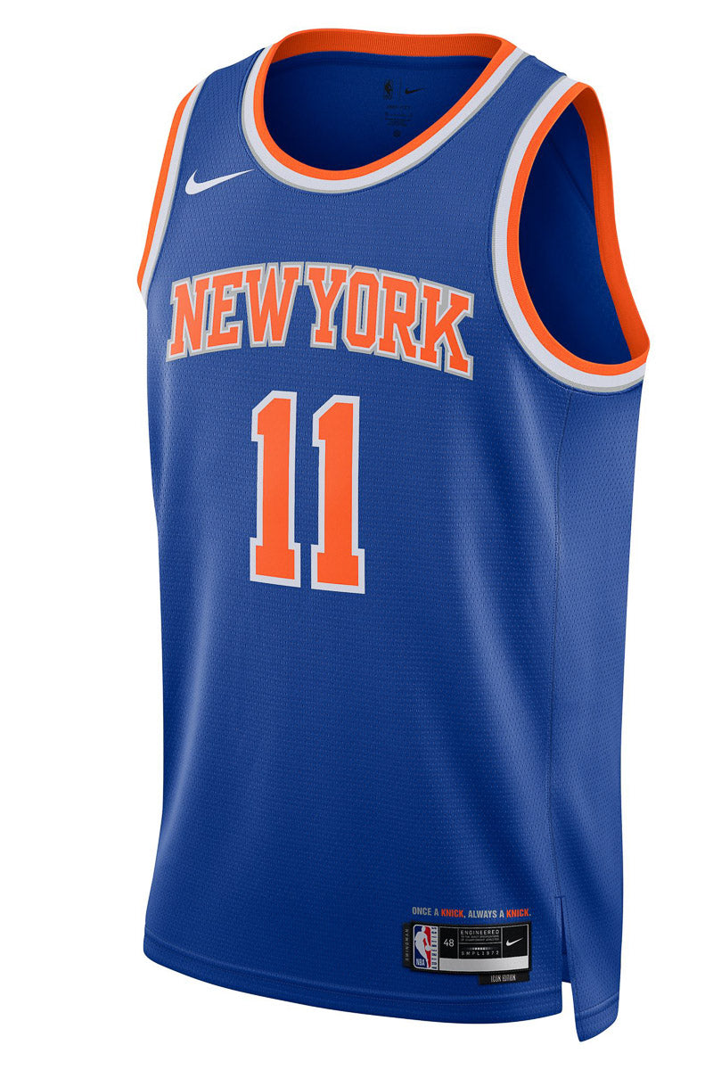 Jalen Brunson NY Knicks NBA Icon Swingman Jersey - Mens