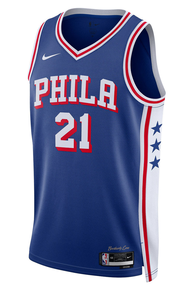 Joel Embiid Philadelphia 76ers Icon NBA Jersey - Mens