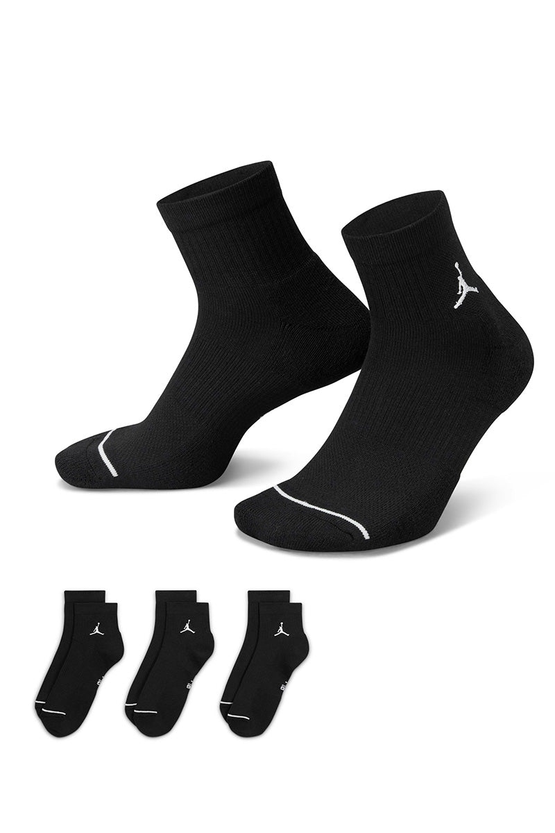 Jordan Cush No-Show Socks 3-Pack - Mens