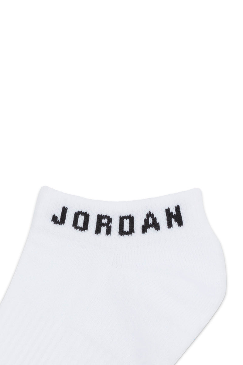 Jordan 3 Pack Everyday No-Show Socks in White - Womens