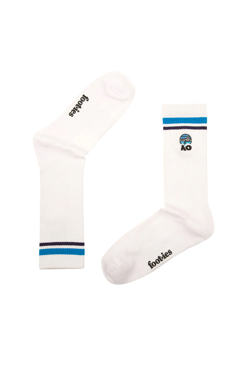 Australian Open Sunset Racket 2 Pack Socks