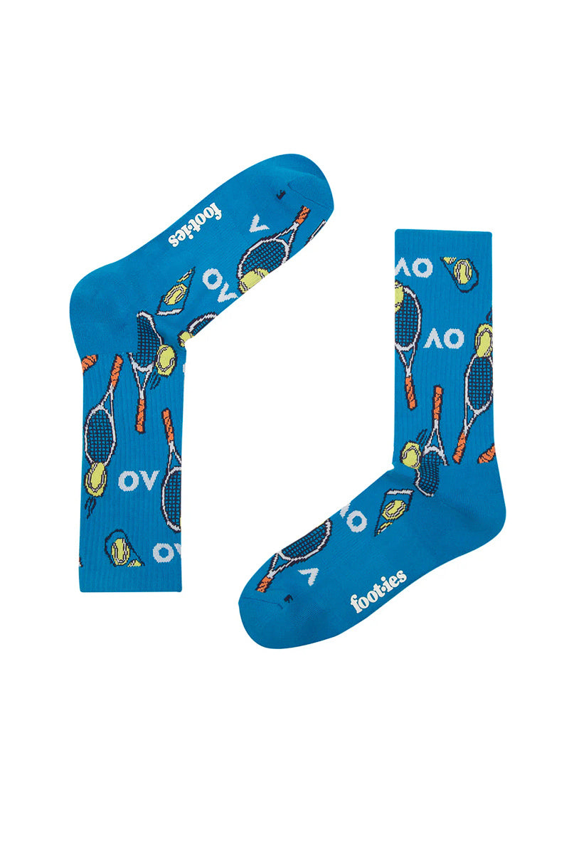 Australian Open Tennis Time 2 Pack Socks - Womens