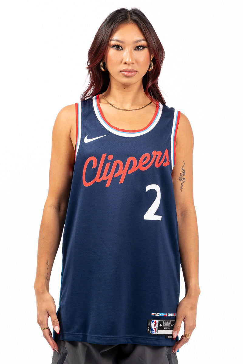 LA Clippers Leonard 2024 NBA Swingman Icon Jersey - Womens