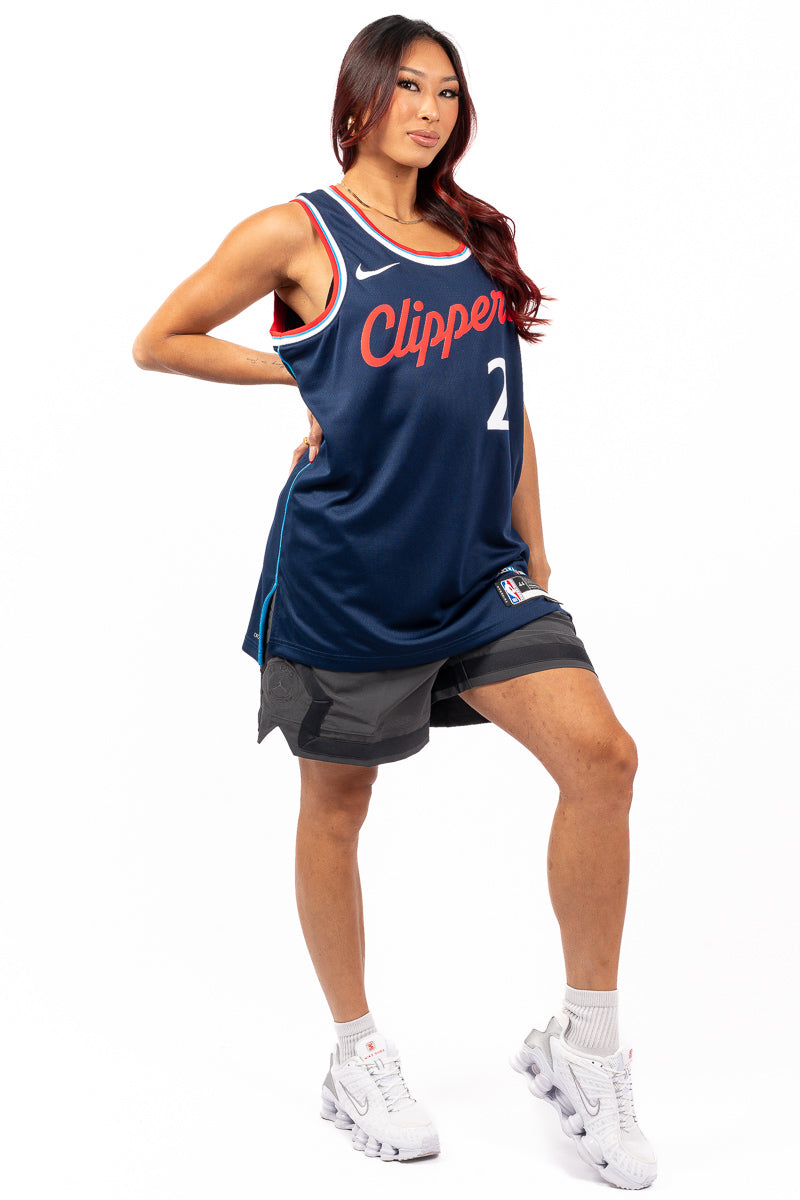 LA Clippers Leonard 2024 NBA Swingman Icon Jersey - Womens