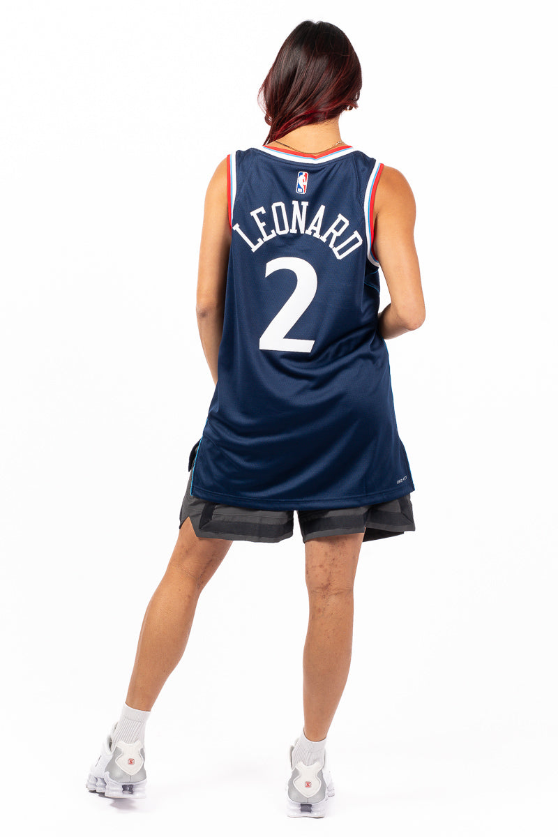 LA Clippers Leonard 2024 NBA Swingman Icon Jersey - Womens