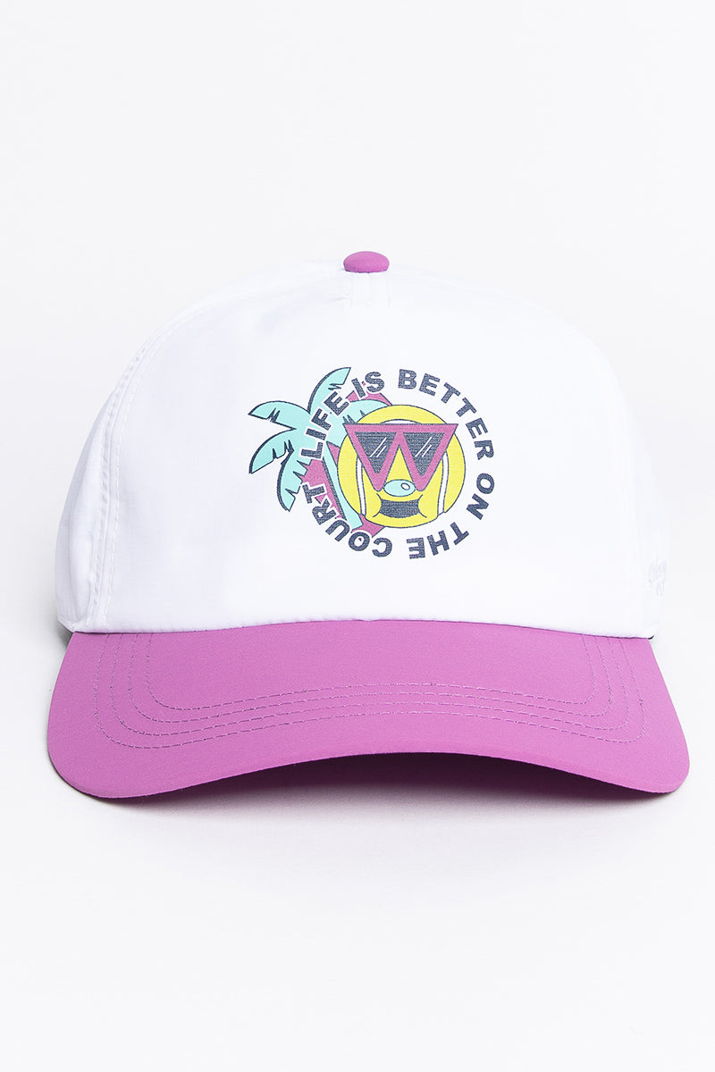 Life's Better On The Court Velcro Strap Cap