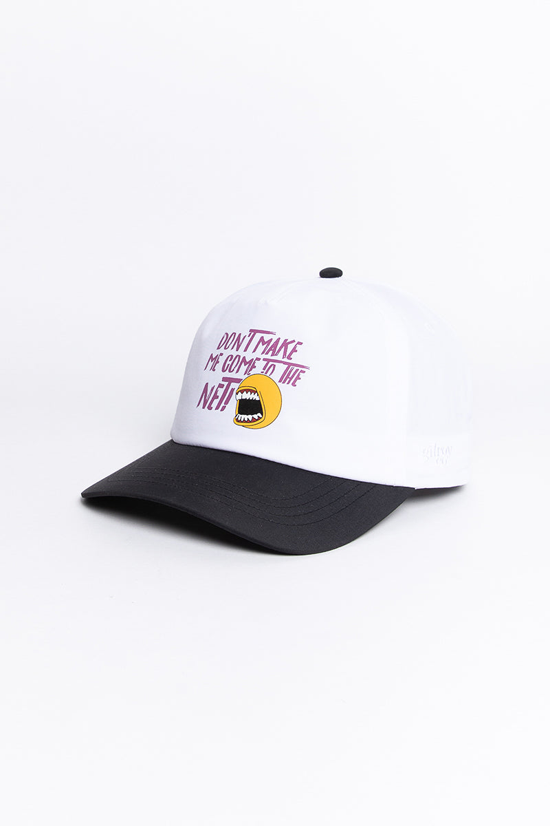 Don't Make Me Come To The Net Velcro Strap Cap