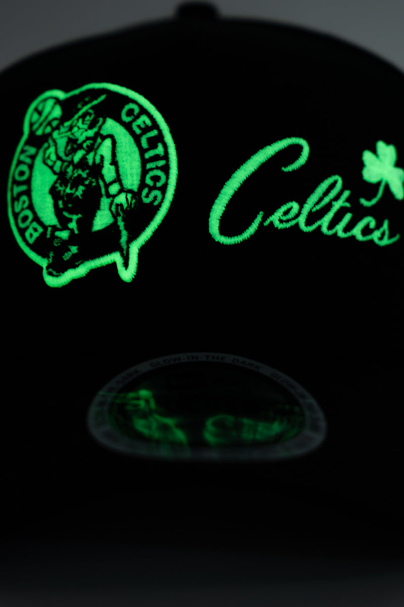 9Forty Boston Celtics Branded Glow In The Dark Cap