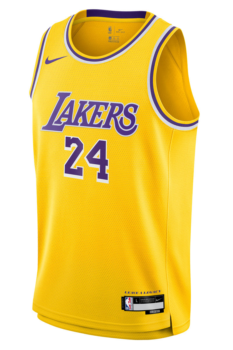 LA Lakers Kobe Bryant Youth Icon Swingman Jersey