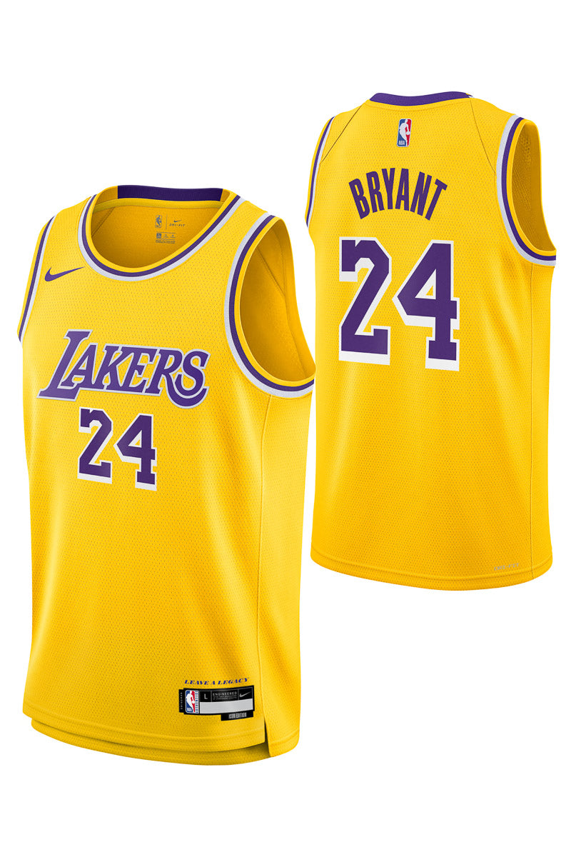 LA Lakers Kobe Bryant Youth Icon Swingman Jersey