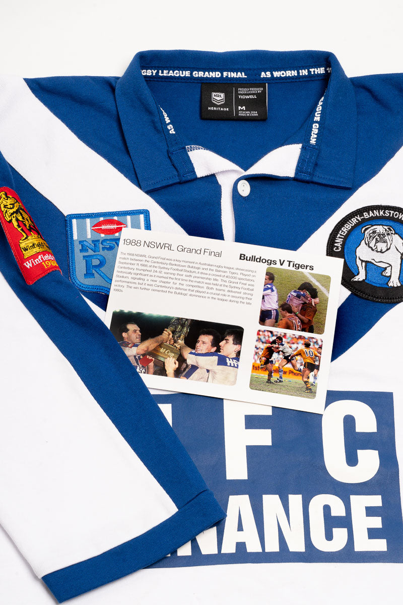 Canterbury Bankstown Bulldogs 1988 NRL Grand Finals Retro Jersey