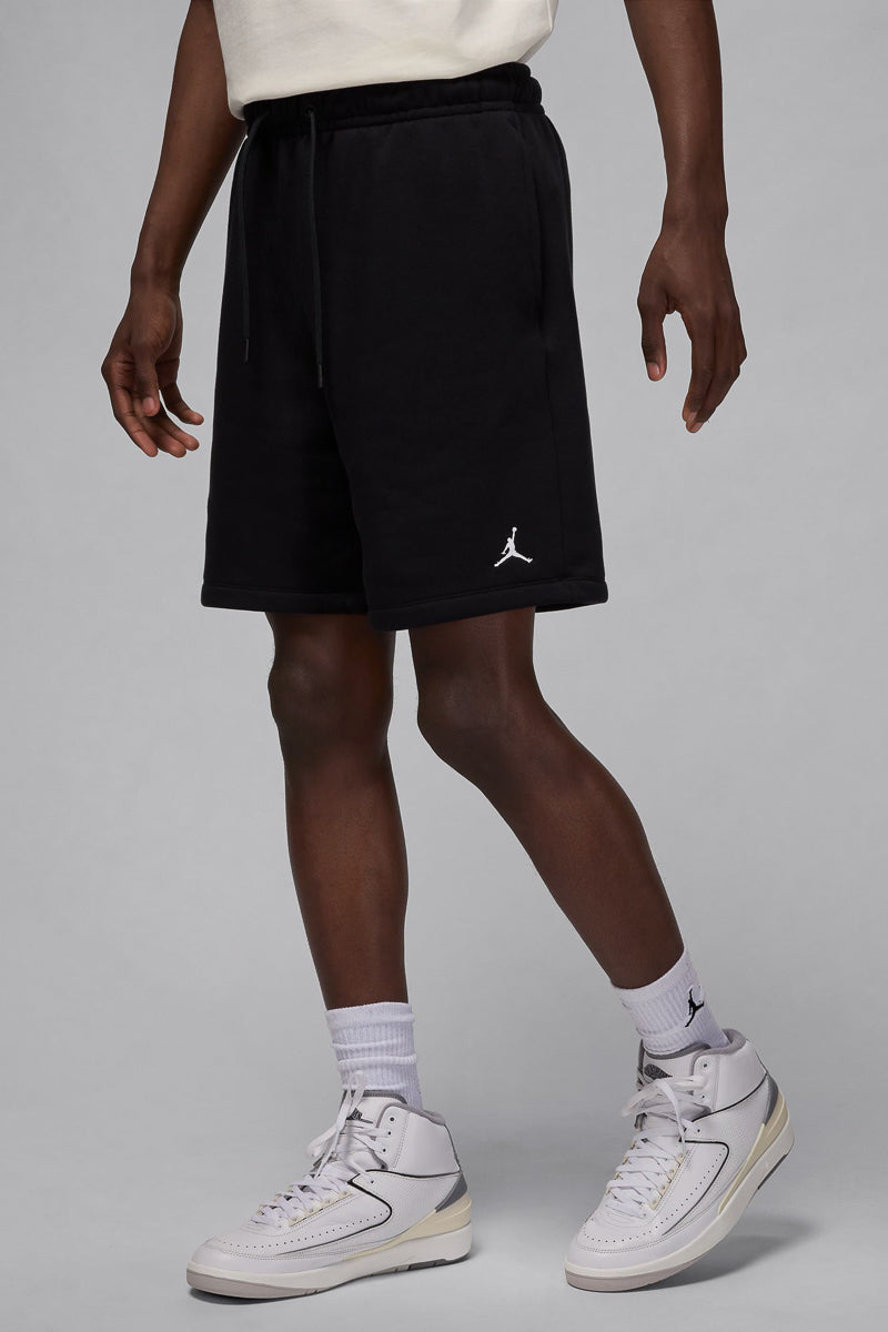 Jordan Black Fleece Shorts - Mens