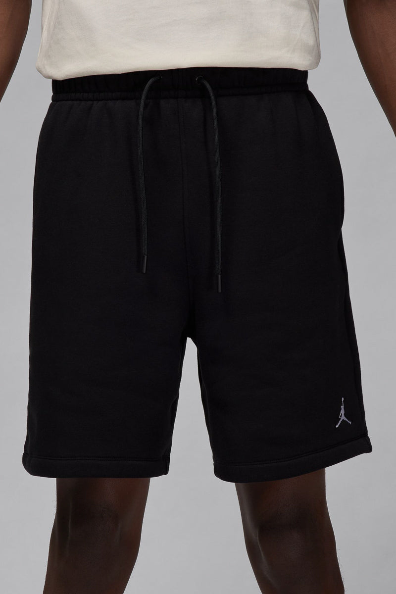 Jordan Black Fleece Shorts - Mens