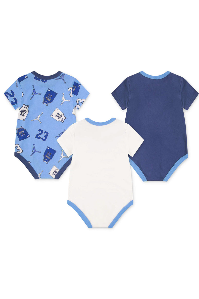 Jordan 23 Jersey Newborn Bodysuit Set 3PK
