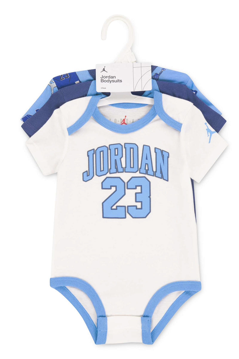 Jordan 23 Jersey Newborn Bodysuit Set 3PK