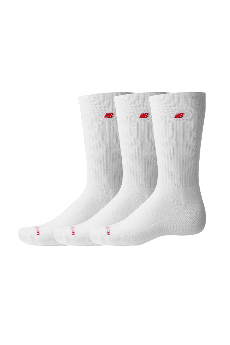 New Balance Patch Logo 3 Pack Crew Socks - Womens