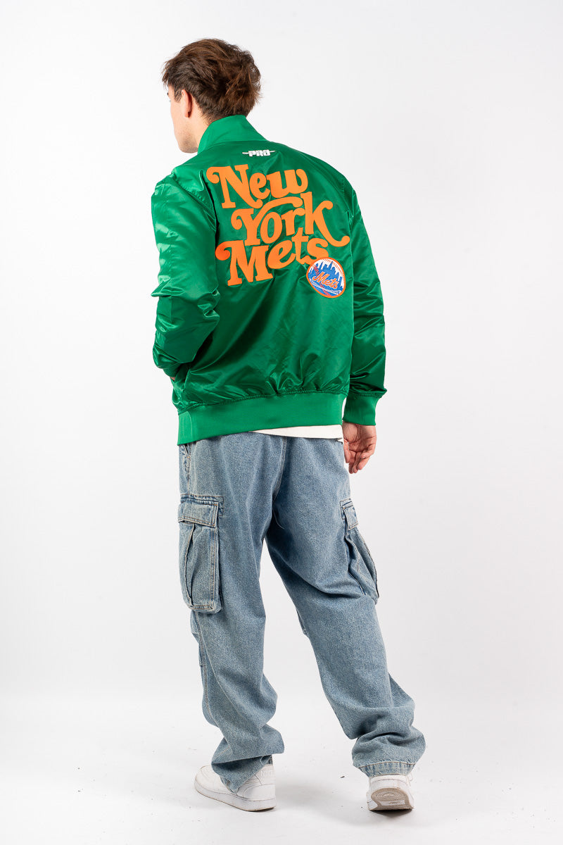 NY Mets Souvenir Satin Jacket