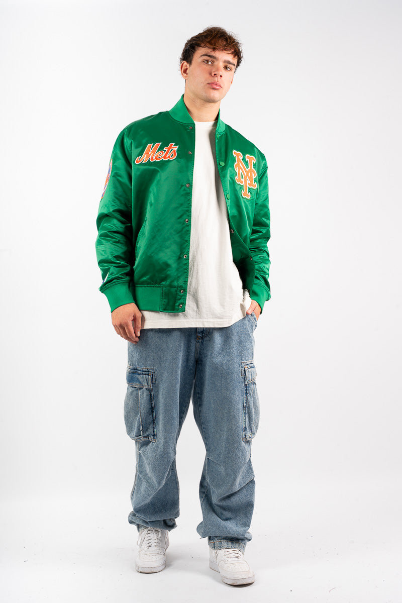 NY Mets Souvenir Satin Jacket