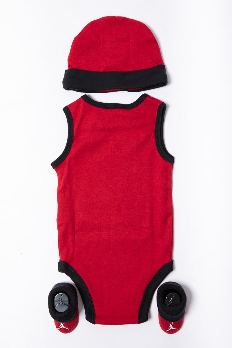 Jumpman Bodysuit, Hat and Booties Baby Box Set