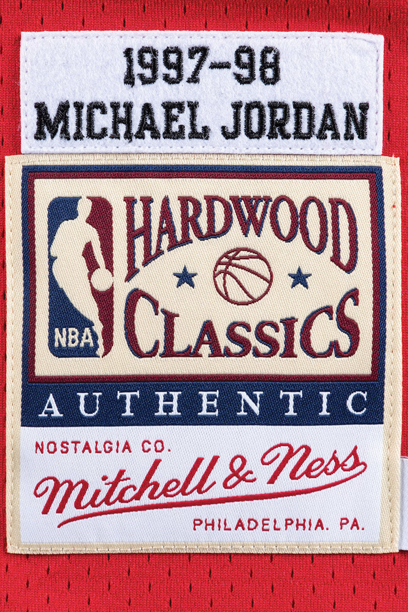 Michael Jordan 97-98 Authentic Hardwood Classic NBA Jersey
