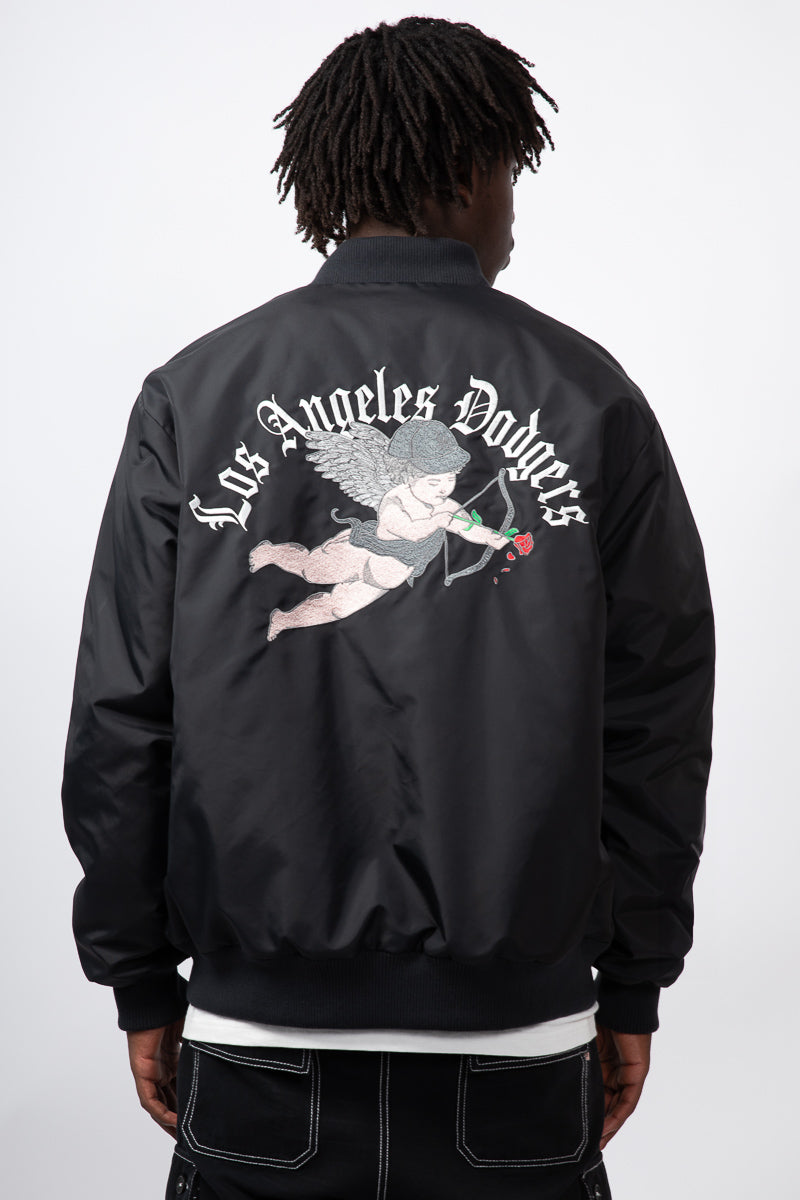 LA Dodgers Cupid City Nylon Varsity Jacket