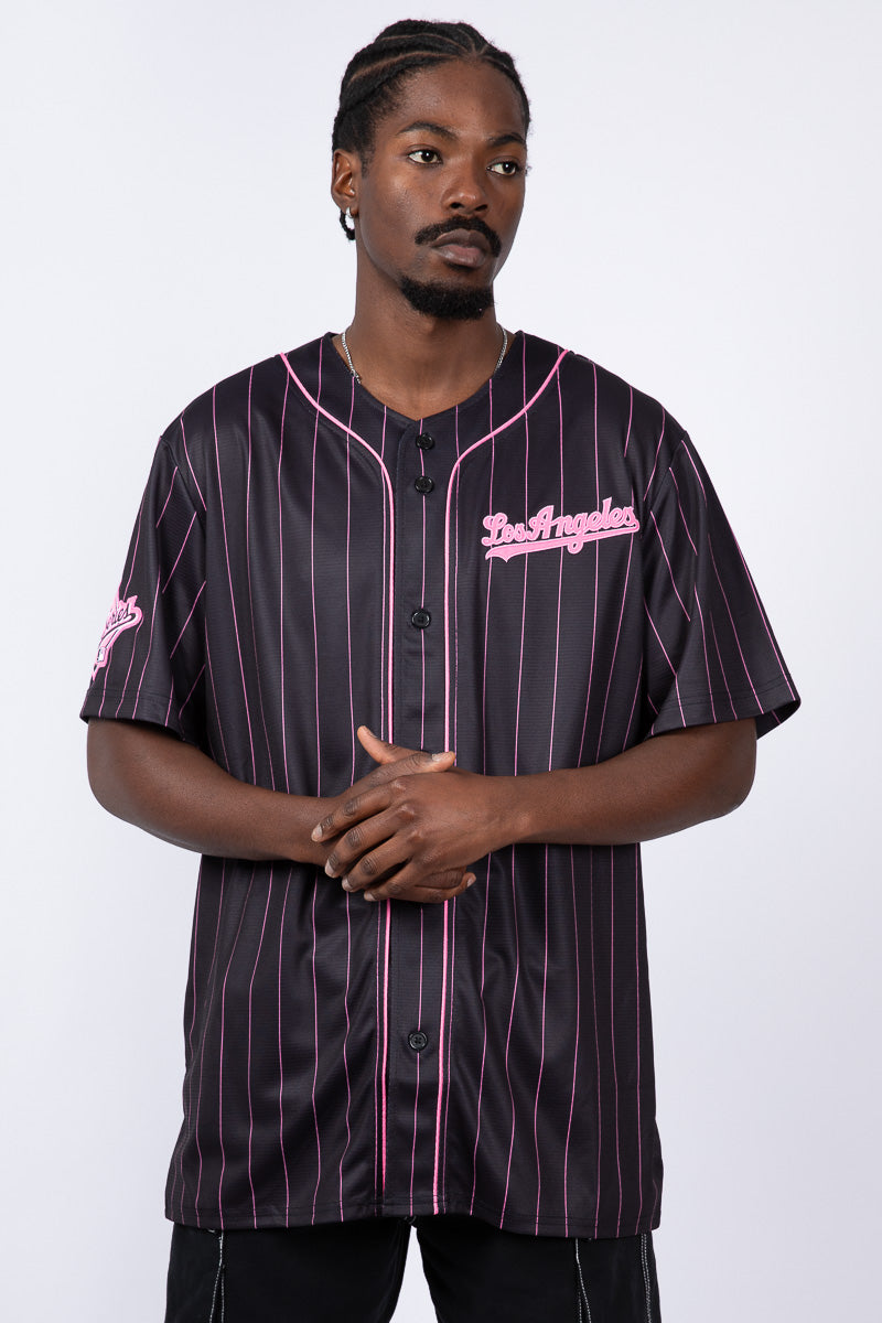 LA Dodgers Mens Button Shirt