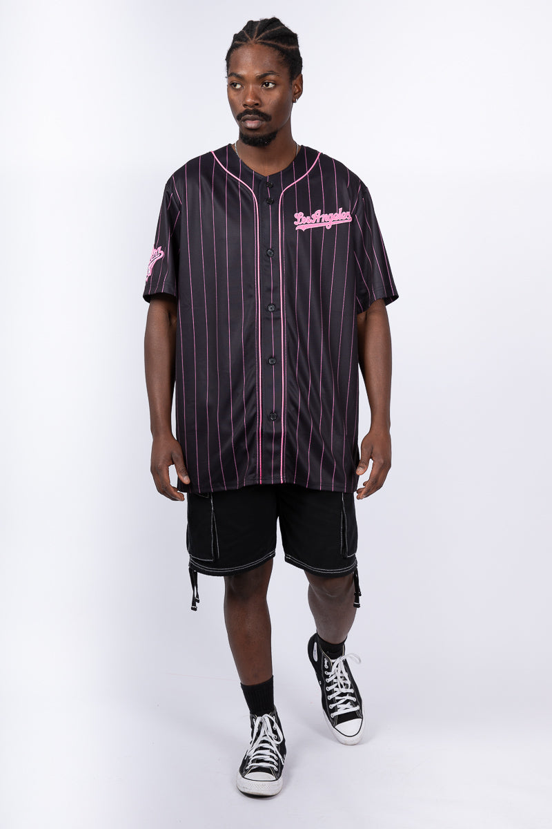 LA Dodgers Mens Button Shirt