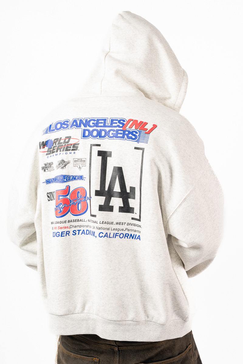 LA Dodgers Full Zip Hoodie - Mens