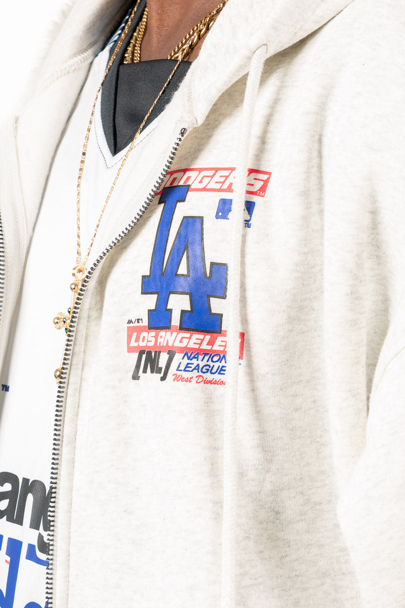 LA Dodgers Full Zip Hoodie - Mens