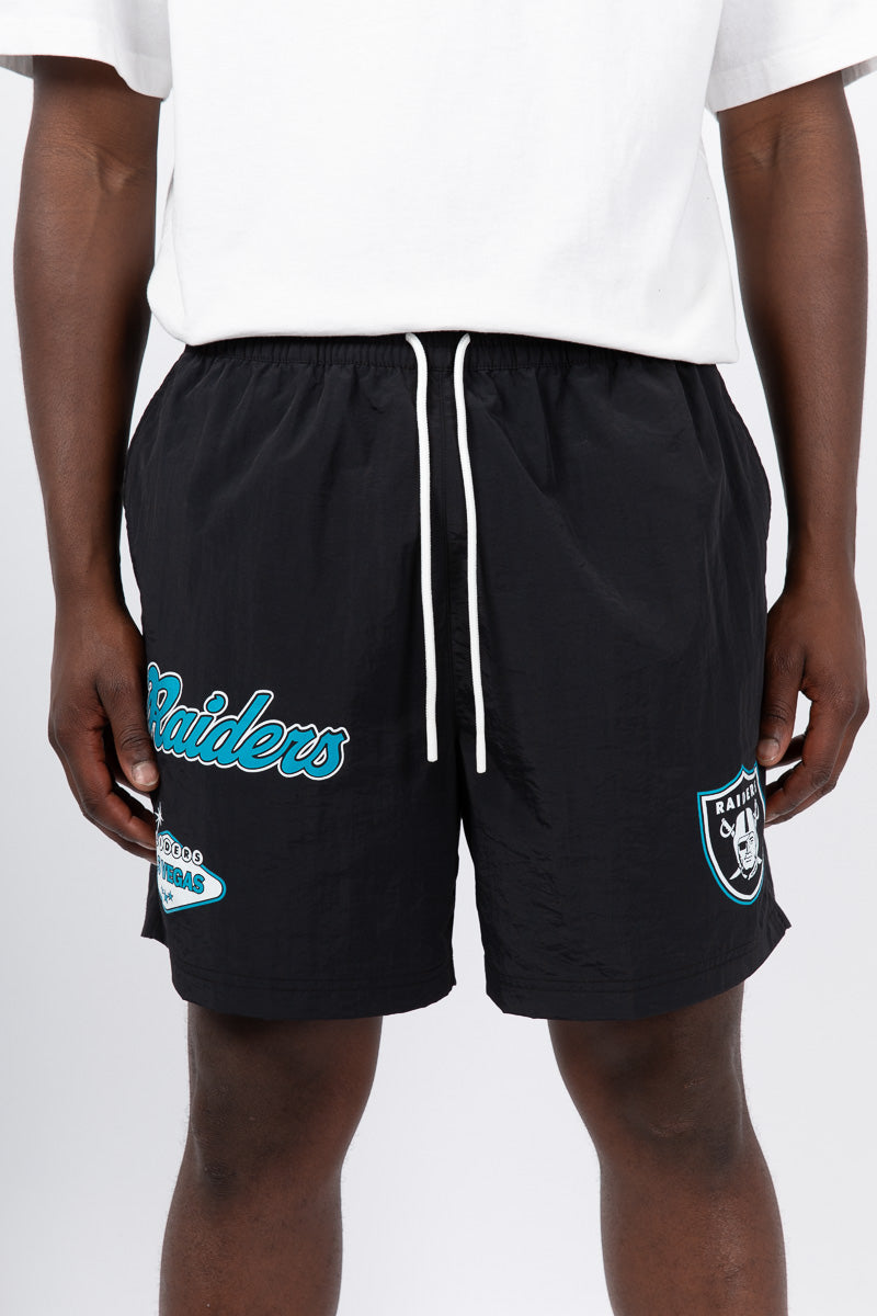 Las Vegas Raiders Nylon Beach Shorts