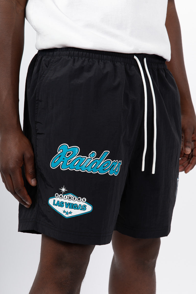 Las Vegas Raiders Nylon Beach Shorts